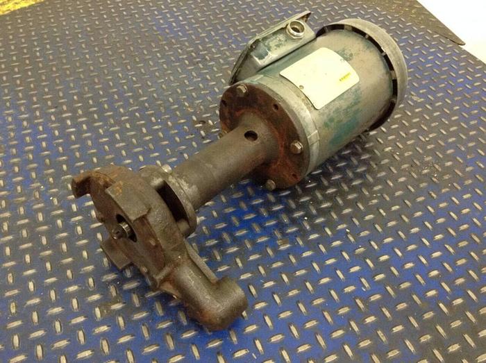 Used RELIANCE ELECTRIC 1.5 HP Motor W[/] Coolant Pump P56H1340S-ZW #74957