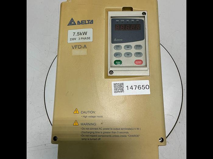 Used DELTA VFD075A23B