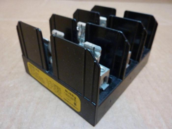 Used BUSSMANN 30 Amp Fuse Holder J60030-3CR #24223
