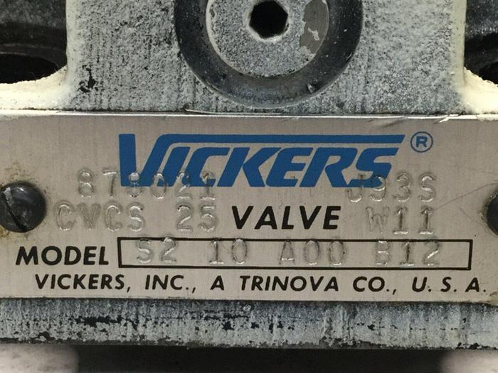 Used VICKERS Valve CVCS25W11S210A00B12 #104561