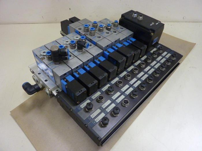 Used FESTO Control Block / Valve Terminal IFB8-02 #52866