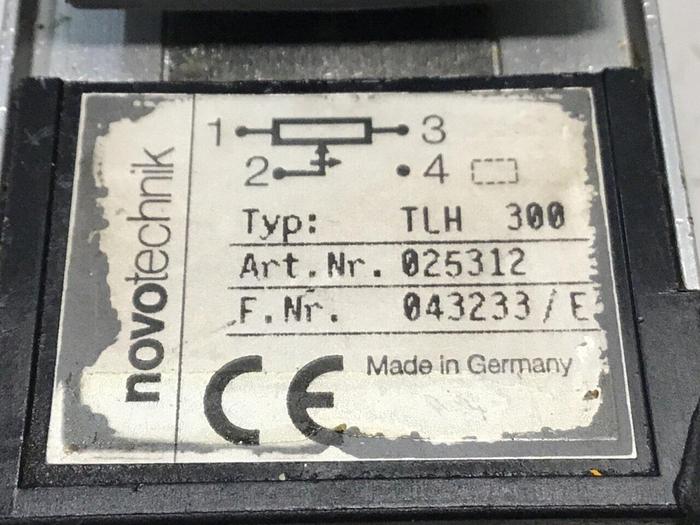 Used NOVOTECHNIK Linear Transducer TLH300 #131042