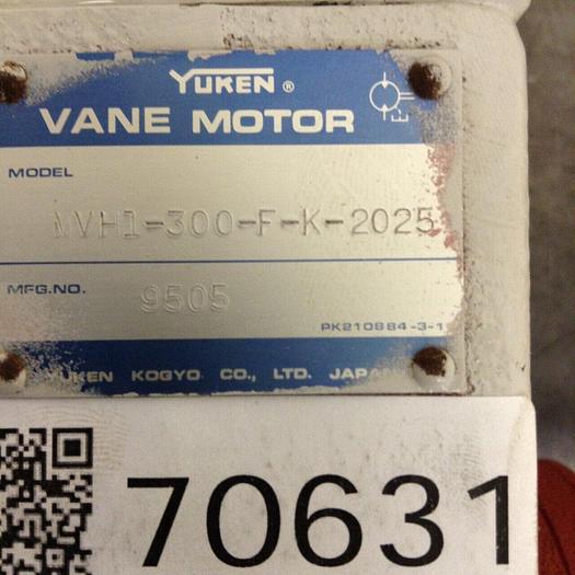 Used YUKEN Screw Motor MVH1-300-F-K-2025 Used