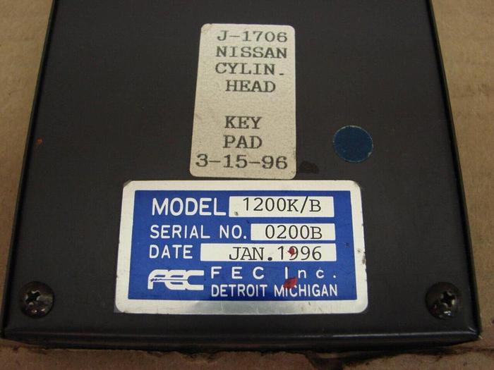 Used FEC Keypad / Controller 1200K/B, AFC1200 Used