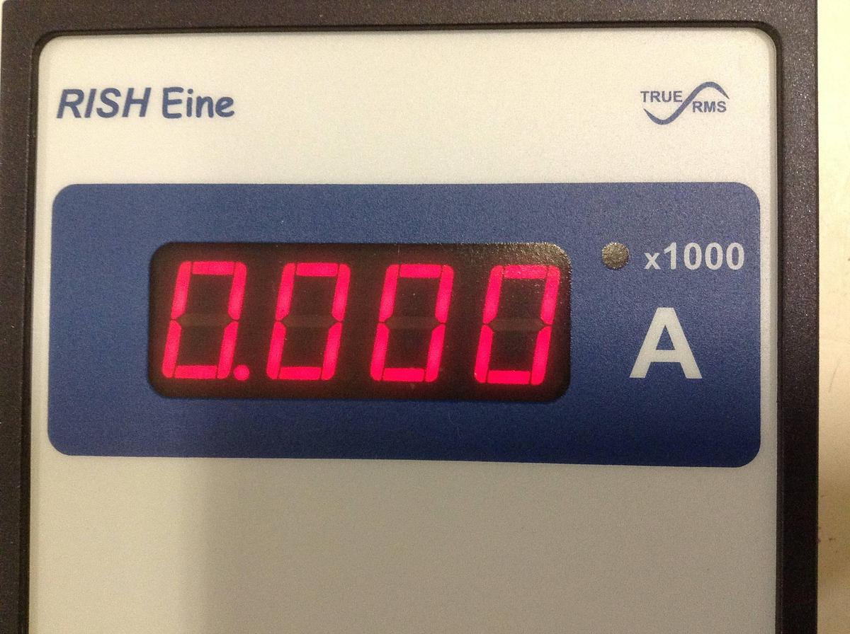 Used RISHABH Control Panel RISH EINE A USED