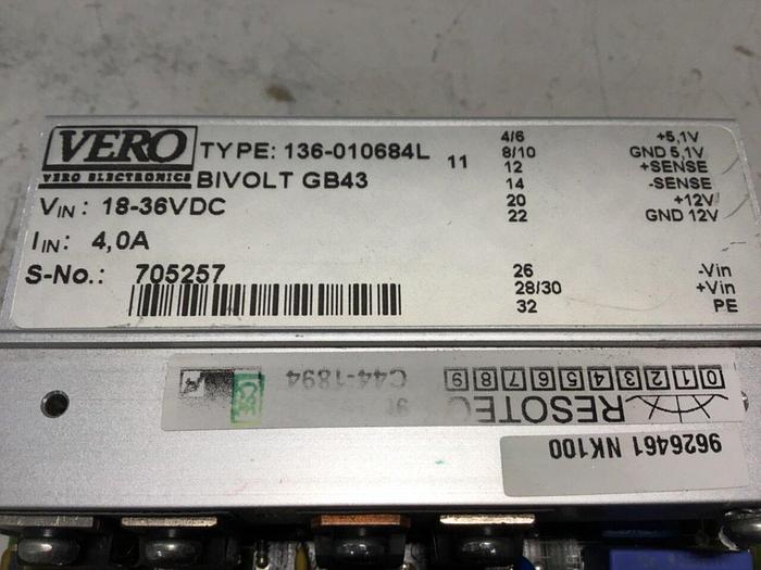 Used VERO ELECTRONICS Circuit Board 136-010684L Used