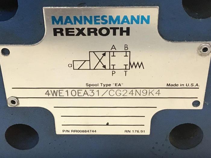 Used REXROTH Valve 4WE10EA31/CG24N9K4 Used