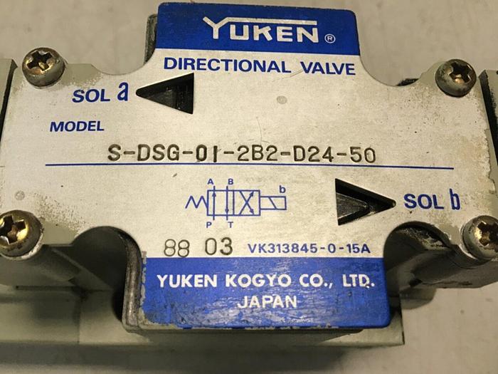 Used YUKEN Directional Valve S-DSG-01-2B2-D24-50 Used #143817