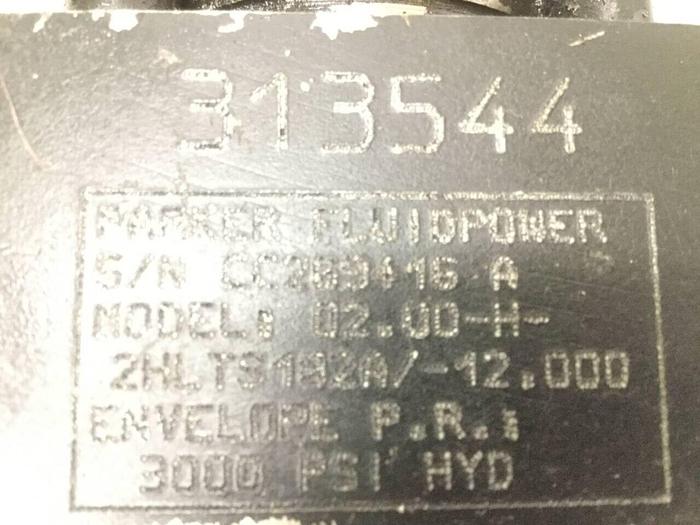 Used PARKER Injection Sled Cylinder 02.00 H2HLTS182A 12.000 USED