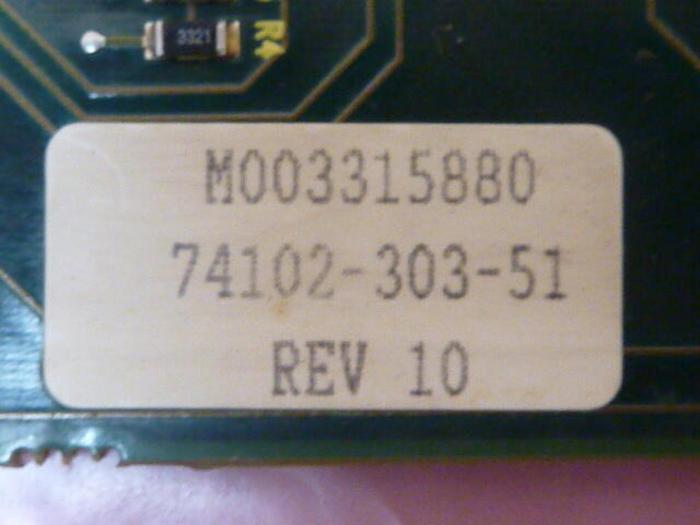 Used ALLEN BRADLEY Servo Control Board 74102-303-51 #36717