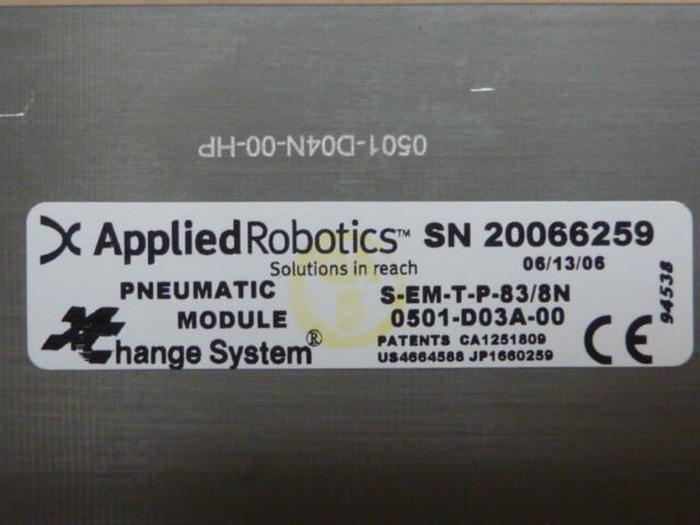 APPLIED ROBOTICS INC Pneumatic Module 0501-D03A #30016