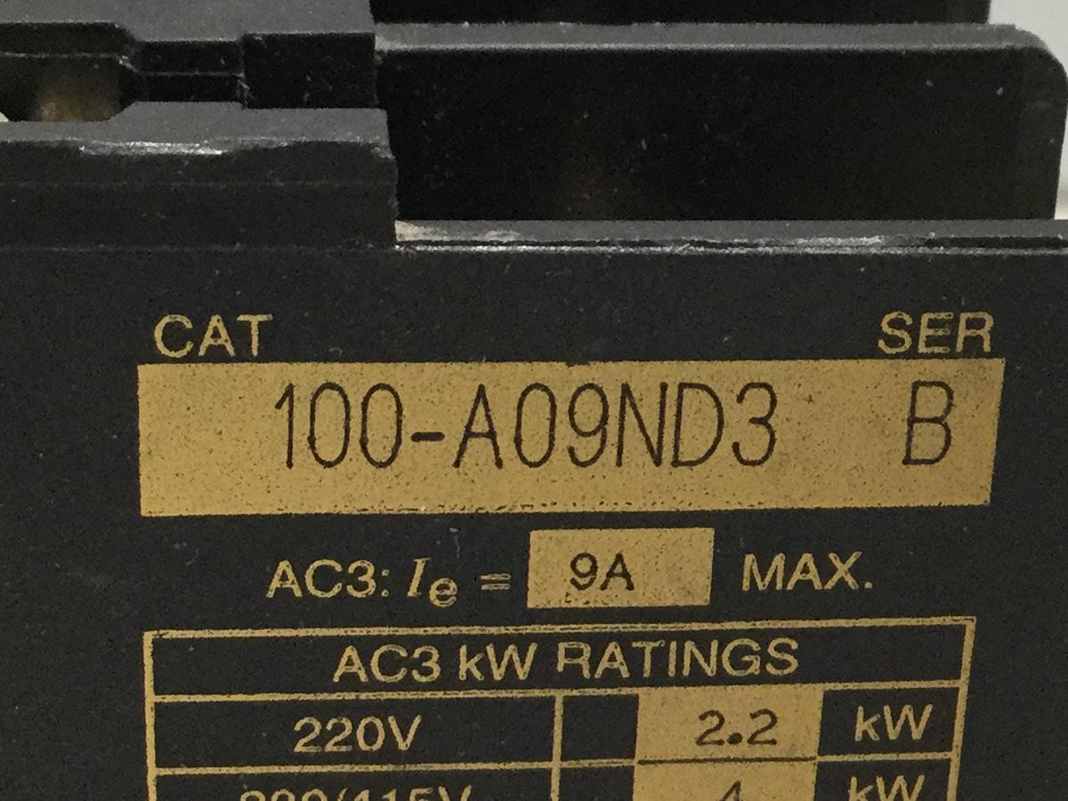 Used ALLEN BRADLEY Contactor 100-A09ND3 SER B USED