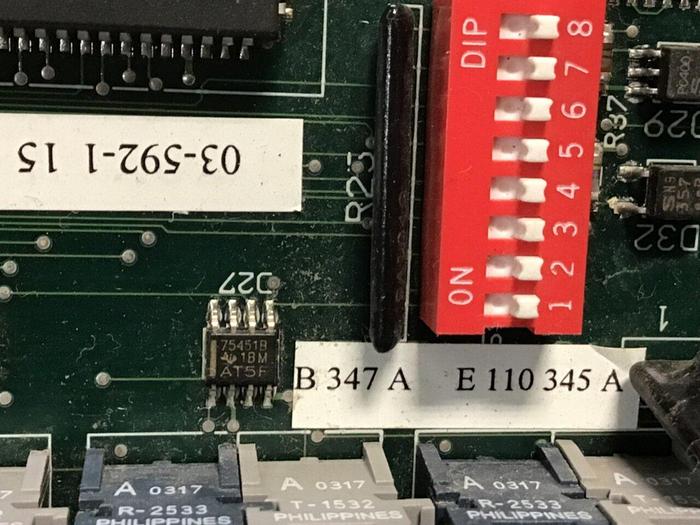 Used WEIDMULLER Circuit Board B347A E110345A Used