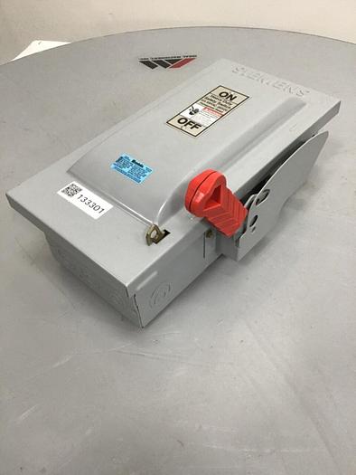 Used SIEMENS 30 Amp Disconnect Switch HF361 #133301