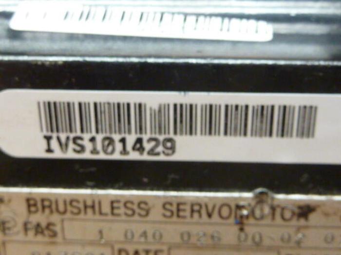VICKERS 1.5 HP Brushless Servo Motor 1 040 026 00 02 01 Used