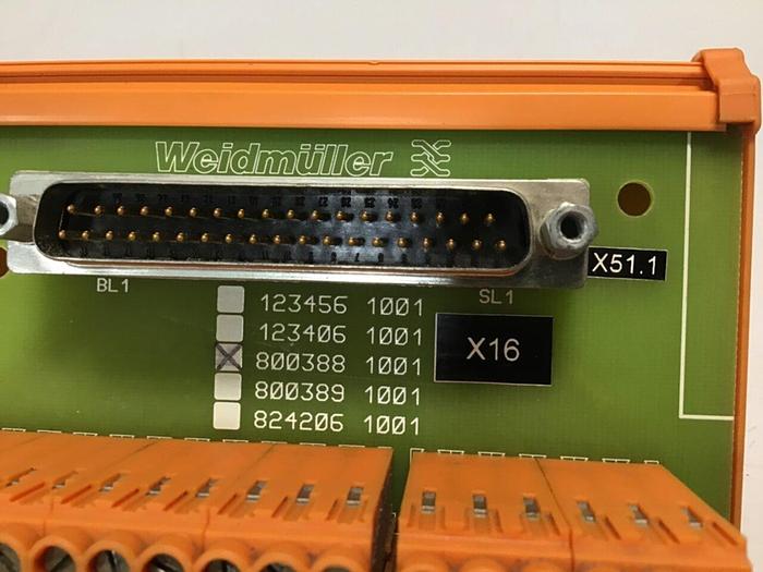 Used WEIDMULLER Connector 800388 1001 #114782