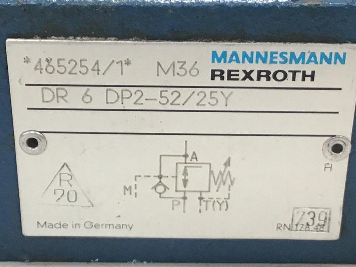 Used REXROTH Valve DR6DP25225Y #124782