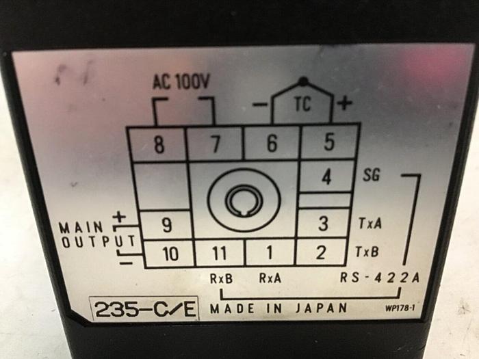 Used SHINKA Temperature Control CTCS-235-C/E #141874