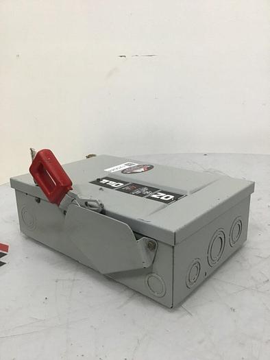 Used GENERAL ELECTRIC / GE 30 Amp Safety Switch TH3361 #125044