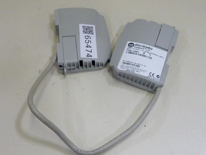 Used ALLEN BRADLEY Right-To-Right 1 Ft. Expansion Cable 1769-CRR1 SER A #65475
