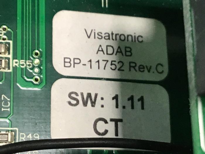 Used VISATRONIC Circuit Board BP-11752 SER C #128795