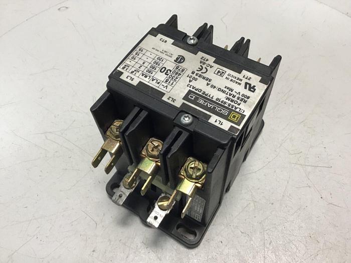 Used SQUARE D Definite Purpose Contactor 8910-DPA33 #119087