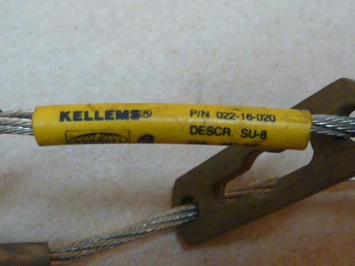 Used KELLEMS Support Grip 022-16-020 (P/N) Used