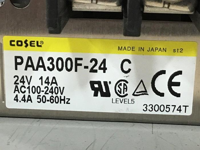 Used COSEL Power Supply PAA300F-24 #141245