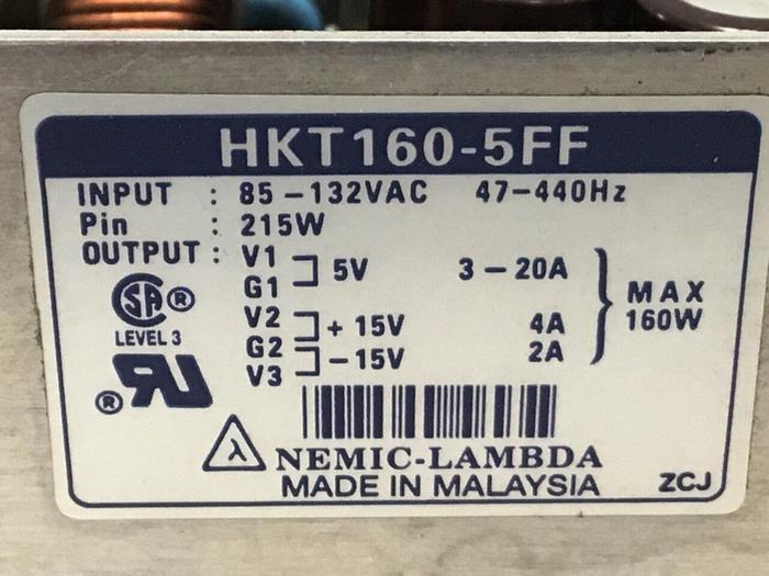 Used NEMIC-LAMBDA Power Supply HKT160-5FF #133081