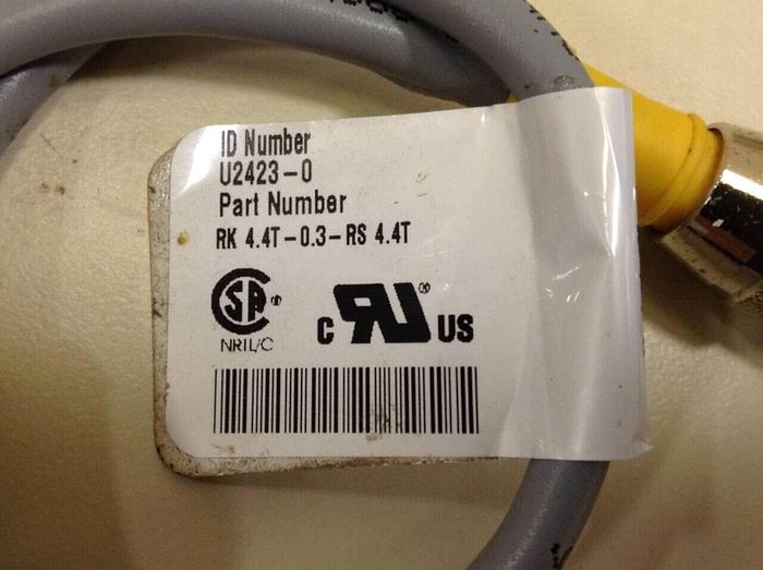 Used TURCK ELEKTRONIK Cable RK 4.4T-0.3-RS 4.4T #86871