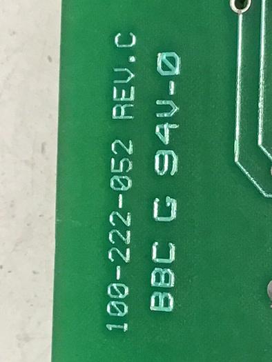 Used BRANSON Circuit Board 100-242-052 #113740