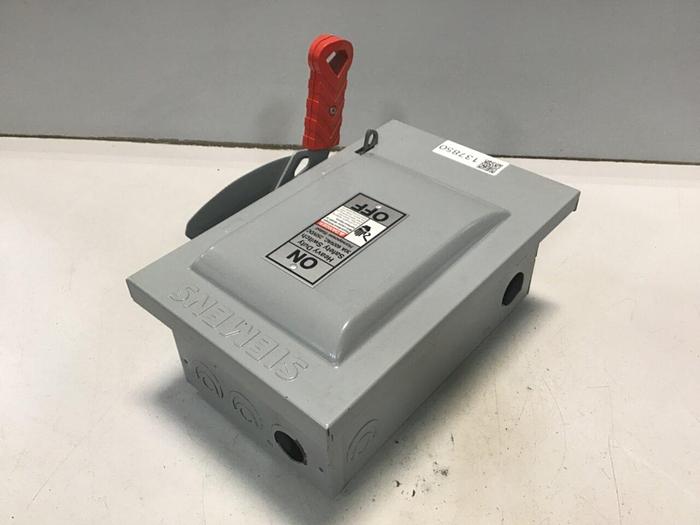 Used SIEMENS 30 Amp Safety Disconnect Switch HNF361 VBII #137850