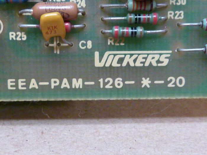 Used VICKERS Power Amplifier Board EEA-PAM-126-A-20 #29849