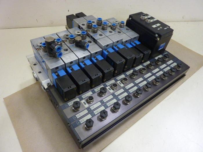 Used FESTO Control Block / Valve Terminal IFB8-02 #52878