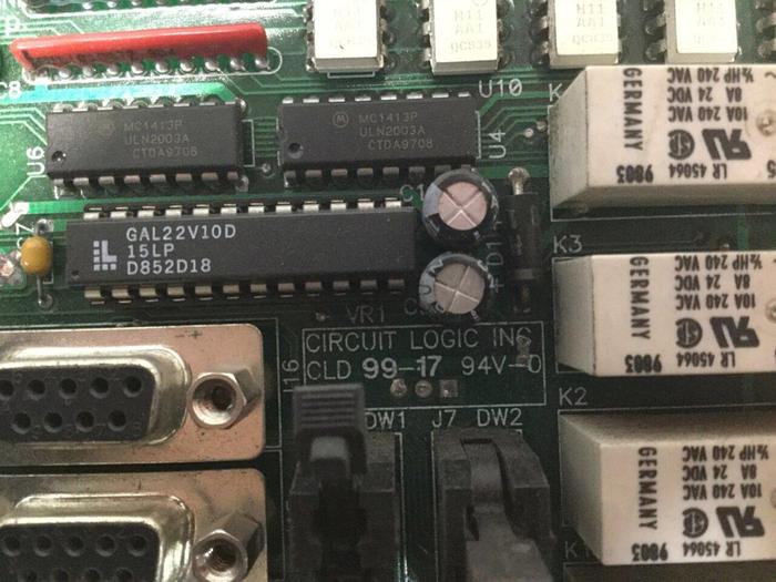 Used AMERICAN MSI Circuit Board DEL-DIO Used