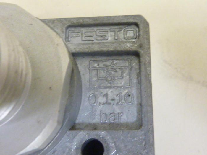 Used FESTO One-Way Flow Control Valve GR-3/8B #66172