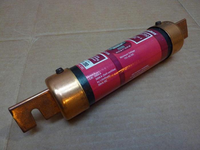 Used LITTELFUSE 200 Amp Fuse IDSR-200-ID #24551