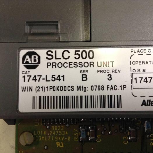 Used ALLEN BRADLEY 5/04 Processor Unit 1747-L541 SER B #89288