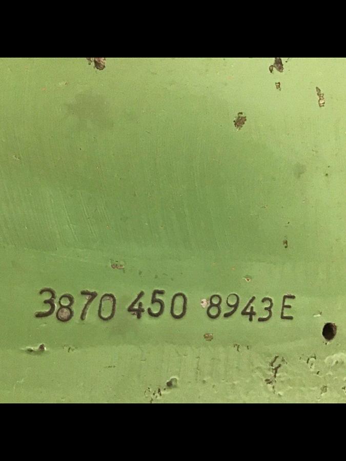 Used ENGEL Rear Platen 3870450 8943 E #143045