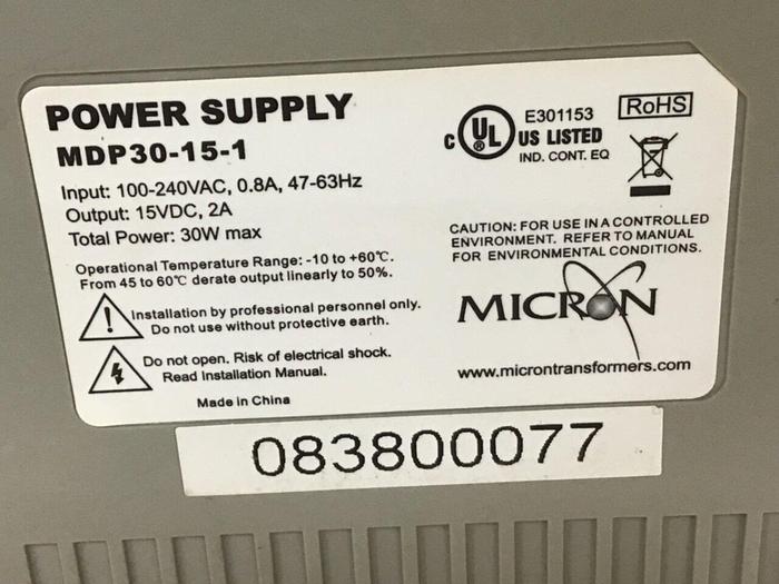 Used MICRON Power Supply MDP30-15-1 #141507