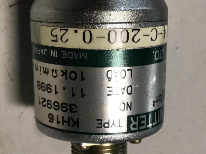 Used NAGANO Pressure Transmitter KH15-PT14-C-200-0.25 #126514