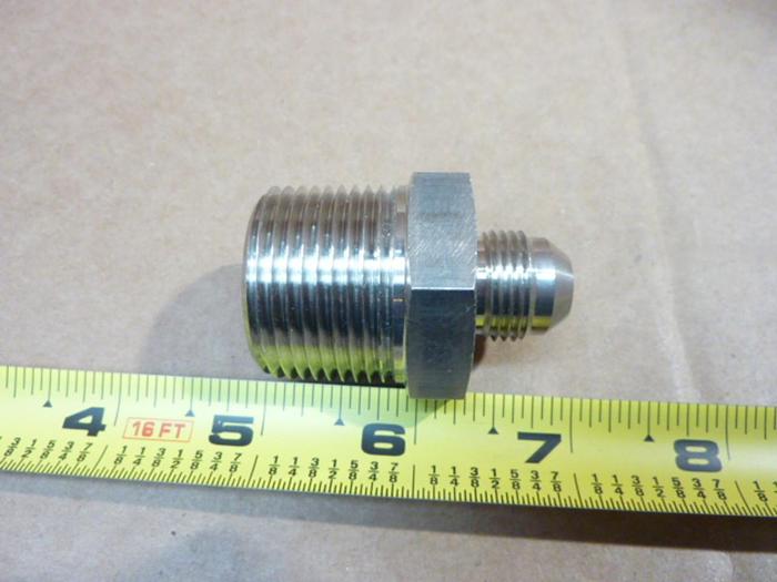 PRESSURE CONNECTIONS CORP. Male Connector SS-2404-08-16 #40575 DNL SCRAPPED