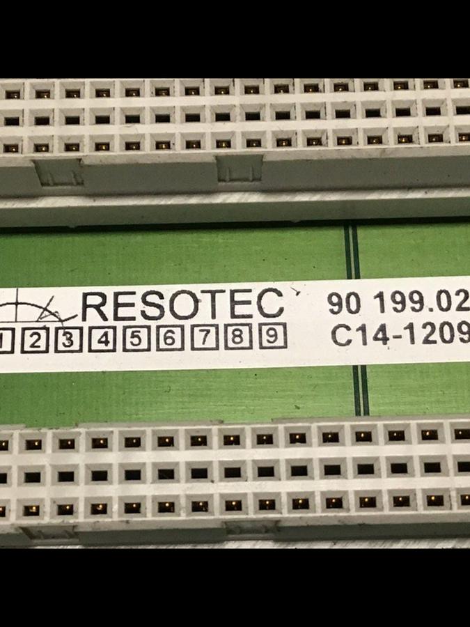 Used RESOTEC Backplane Board 90199.02 USED