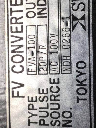 Used SUMTAK CORP FV Converter FVA-100 #107594