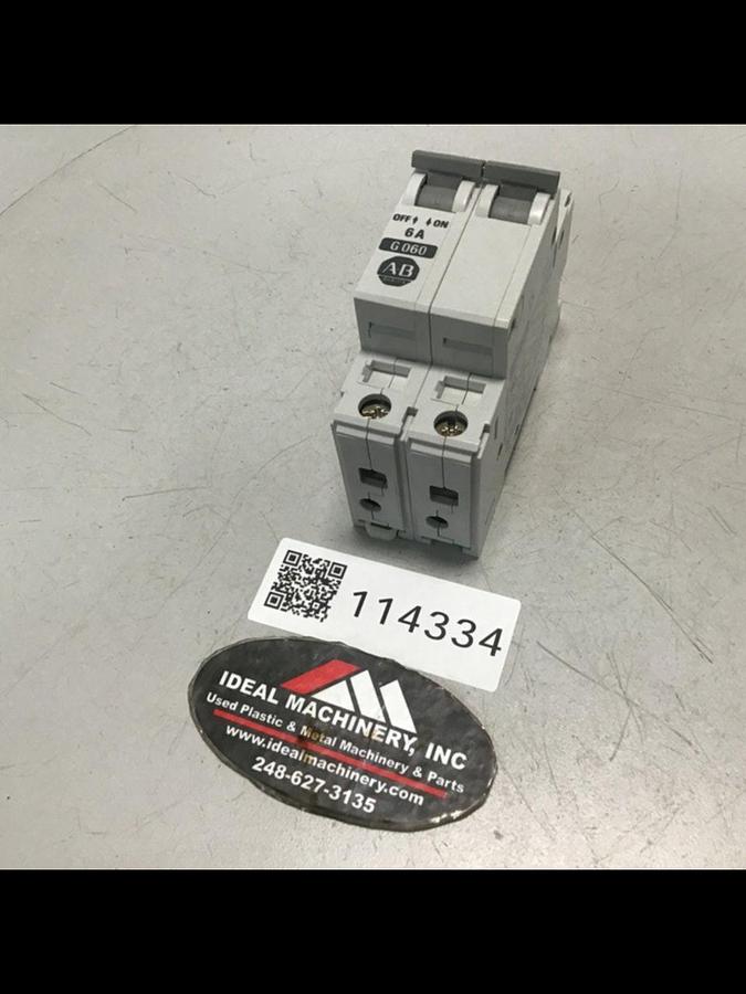 Used ALLEN BRADLEY Circuit Breaker 1492-CB2/G060 SER B USED