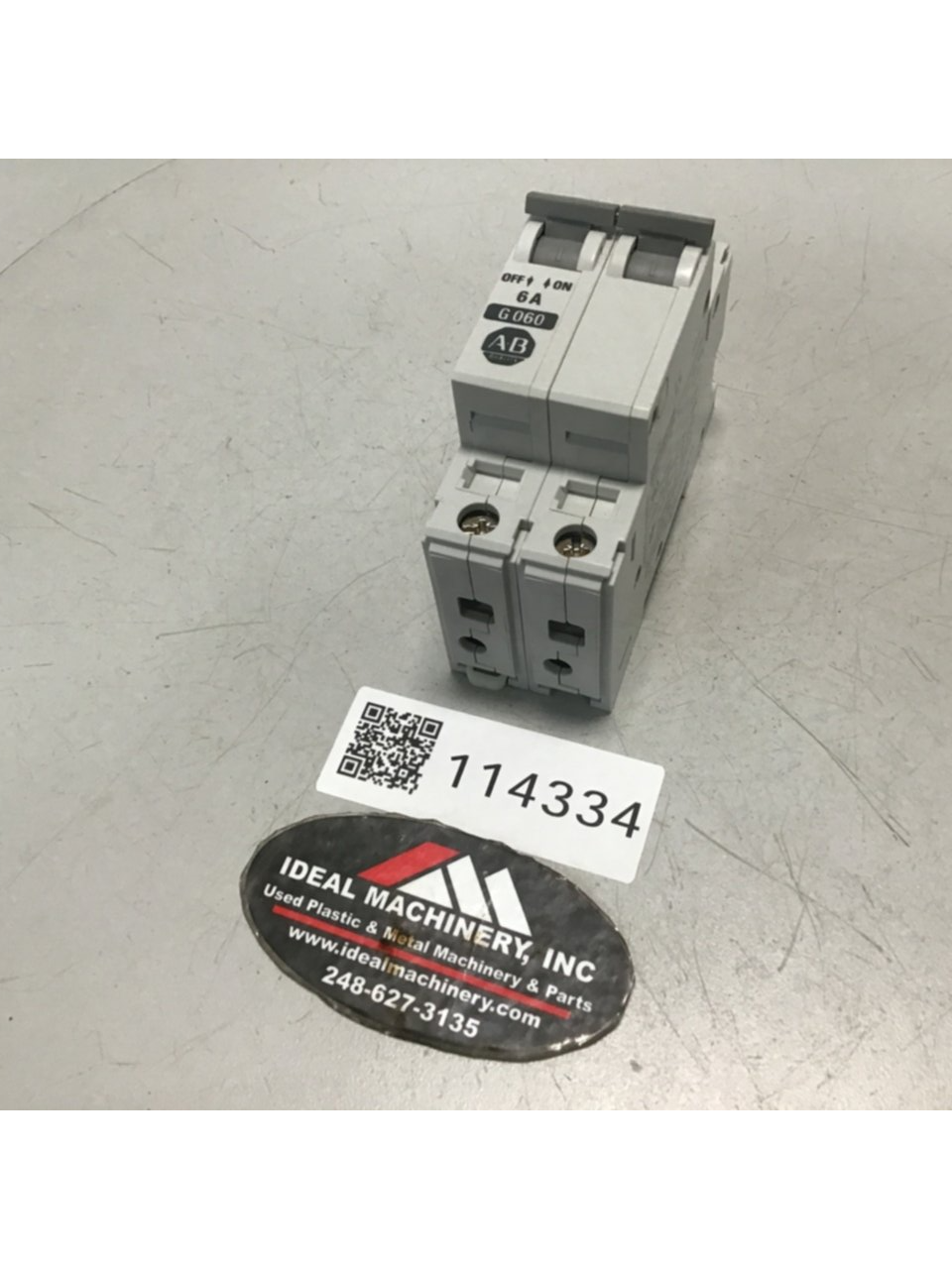Used ALLEN BRADLEY Circuit Breaker 1492-CB2/G060 SER B USED