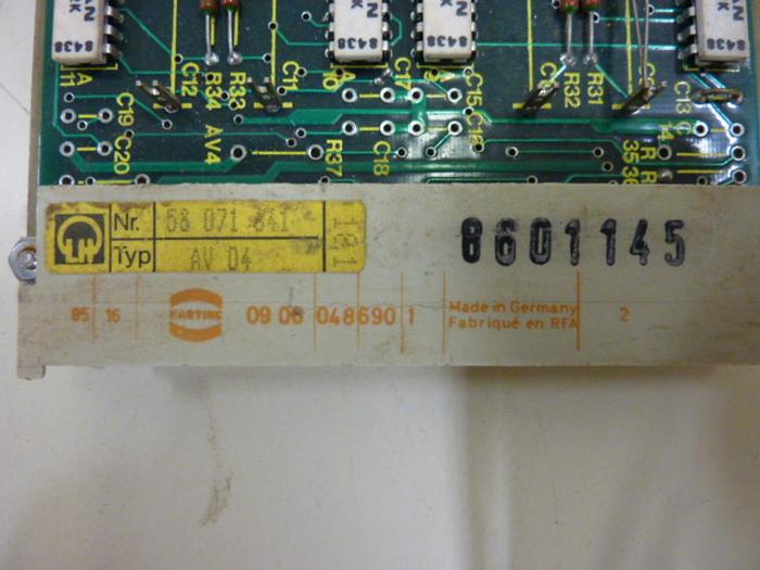 Used LEYBOLD HERAEUS Circuit Board 5.320-1534/1I #56614