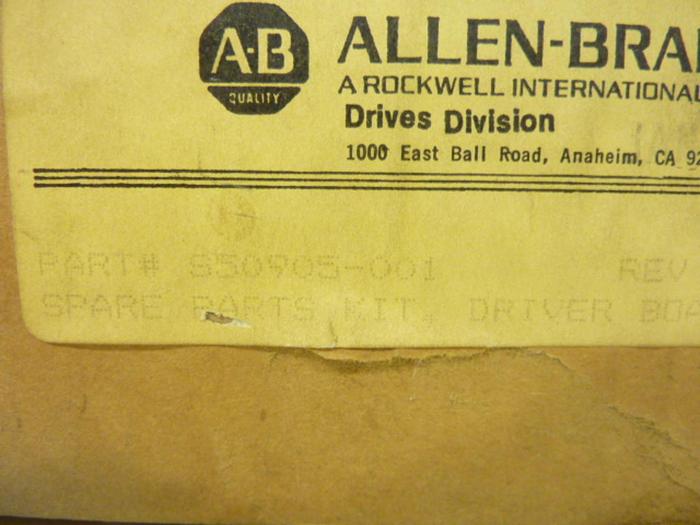 ALLEN BRADLEY Driver Board S50905-001 #42017