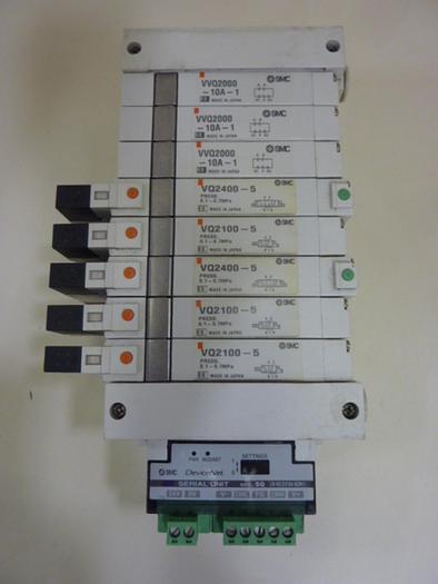 Used SMC Manifold w/ Valves EX120-SDN1 #60663