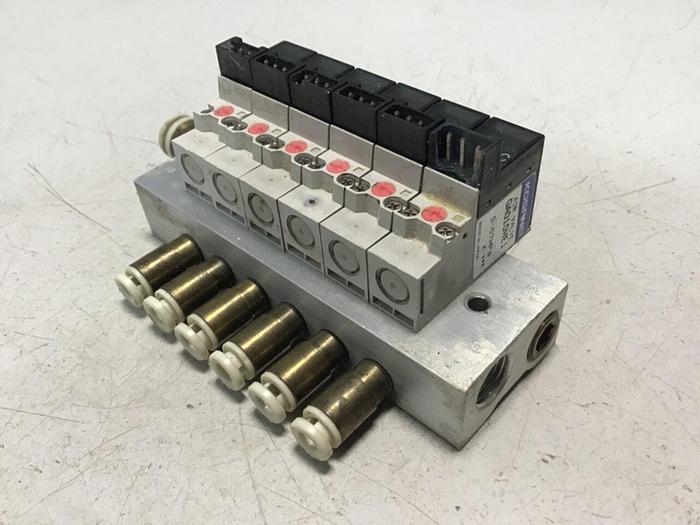 Used KOGANEI Manifold Block G010MH6A #120862